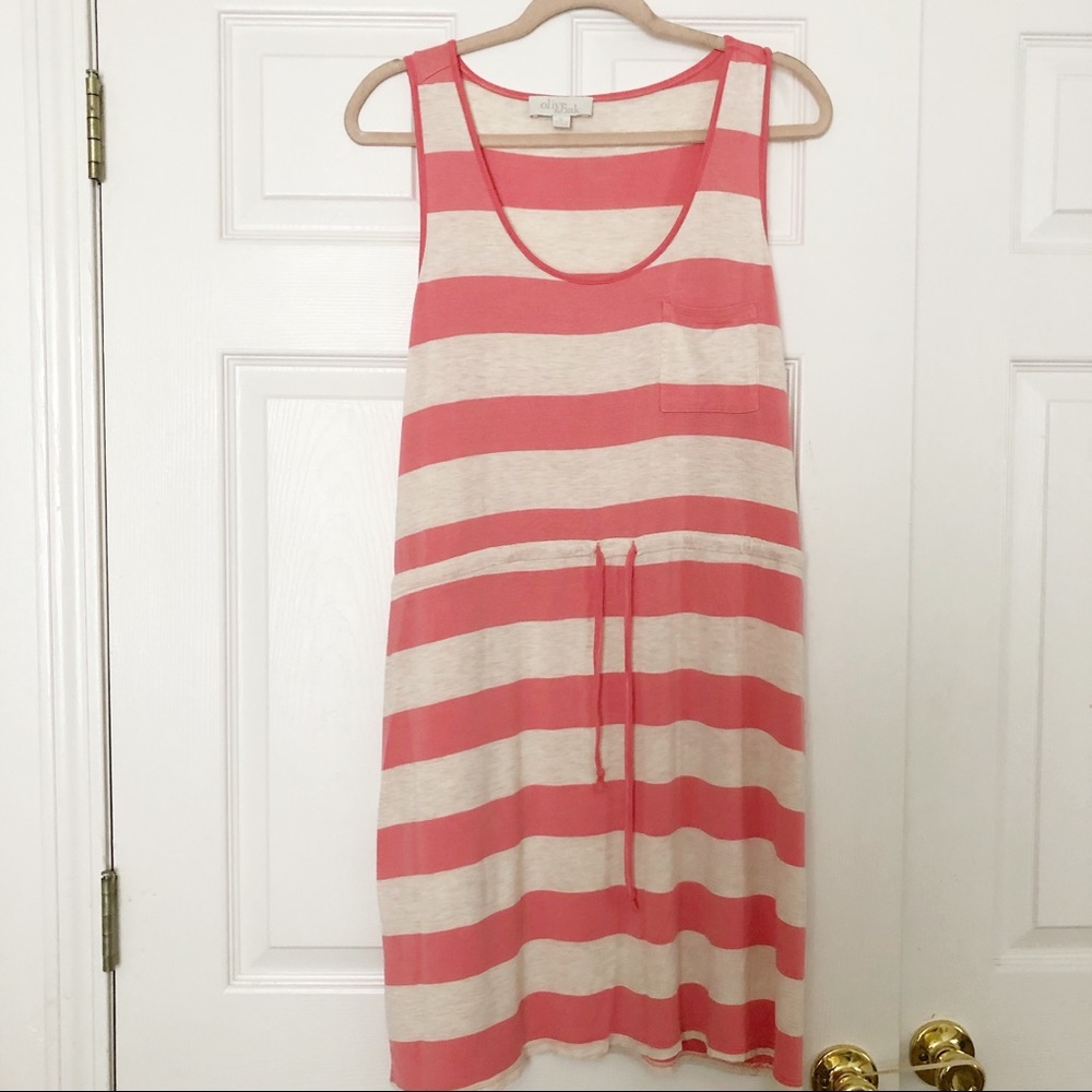 Olive &oak coral straps dress